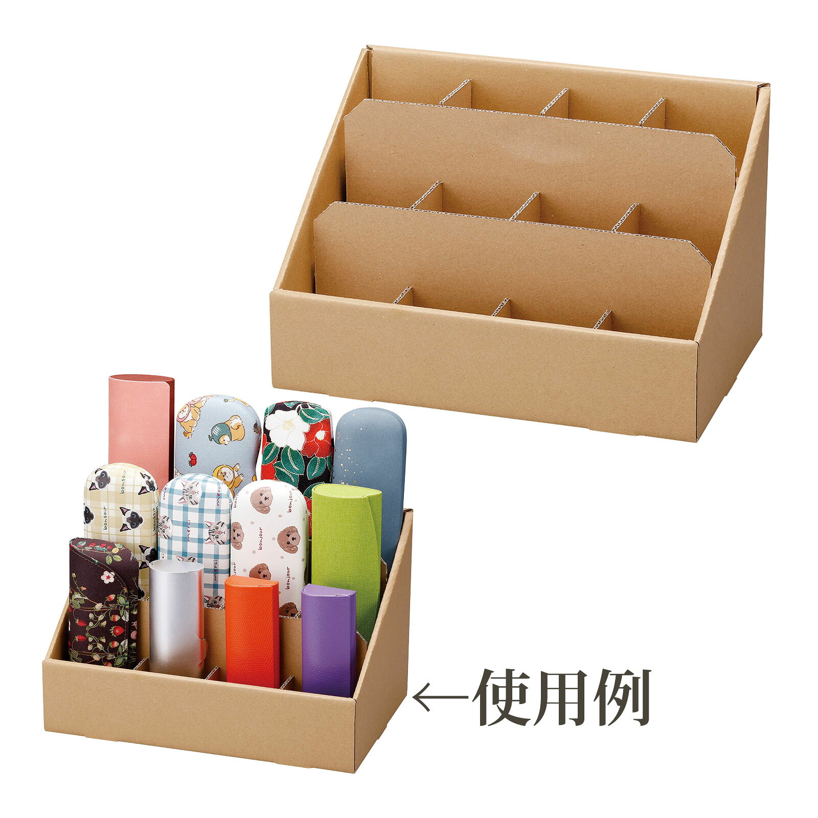 パーツBOX S BU 20個入 小型 パーツ 収納 ケース 連結可能 組み合わせ自由 部品 ネジ ビーズ アクセサリー 釣り具 整理整頓商品番号:PR-2286ケース同士を自由に組み合わせて使える小型パーツボックス。用途に合わせてレイアウトを変更できるため、ネジやビーズ、アクセサリーパーツ、釣り具などの整理整頓に便利です。本体サイズ:【単体サイズ】約幅24×奥行30×高さ21mm、【20個連結時のサイズ】組み合わせ時サイズ約/幅125×奥行125×高さ21mmパーツBOX S 収納 小型 ケース 連結可能 組み合わせ自由 部品 ネジ ビーズ メガネ アクセサリー 釣り具 整理整頓商品番号:PR-2295細かいパーツを収納!組み合わせ自由自在!サイズ:W24×D63×H21mmパーツBOX M 収納 小物 整理 1P1082 ケース 連結可能 組み合わせ自由 部品 ネジ ビーズ メガネ アクセサリー 釣り具 整理整頓商品番号:PR-2296細かいパーツを収納!組み合わせ自由自在!サイズ:W75×D30×H21mmパーツBOX L 収納 ボックス 大容量 連結可能 組み合わせ自由 部品 ネジ ビーズ メガネ アクセサリー 釣り具 整理整頓商品番号:PR-2297細かいパーツを収納!組み合わせ自由自在!サイズ:W75×D63×H21mm交換用 イヤーソックスピース 1P375 メガネ 部品 耳当て クッション モダン 眼鏡 アクセサリー メンテナンス 日本製商品番号:PR-2298交換用イヤーパッド。長さ:70mm4957745004410　ls@PR-2294 ケースディスプレイ,ディスプレイ,収納,88699,ケース ,3段,インテリア,ラック,展示,収納用品 ,収納ケース,ディスプレイケース,ケーススタンド,飾り棚,展示棚メガネケース ケースディスプレイ3段タイプ 収納 インテリア 眼鏡店 眼鏡ケース 収納 スタンド 店頭 展示 ダンボール素材 88699ケースを12個収納。サイズ:W290×D190×H185mm&nbsp;メガネケース ケースディスプレイ3段タイプ 収納 インテリア 眼鏡店 眼鏡ケース 収納 スタンド 店頭 展示 ダンボール素材 スペックサイズW290×D190×H185mm内寸1個分1.2段目/W70×D60×H110mm3段目/約W70×D60×H70mm素材ダンボール パール ※仕様及び外観は改善のため、予告なく変更することがあります。
