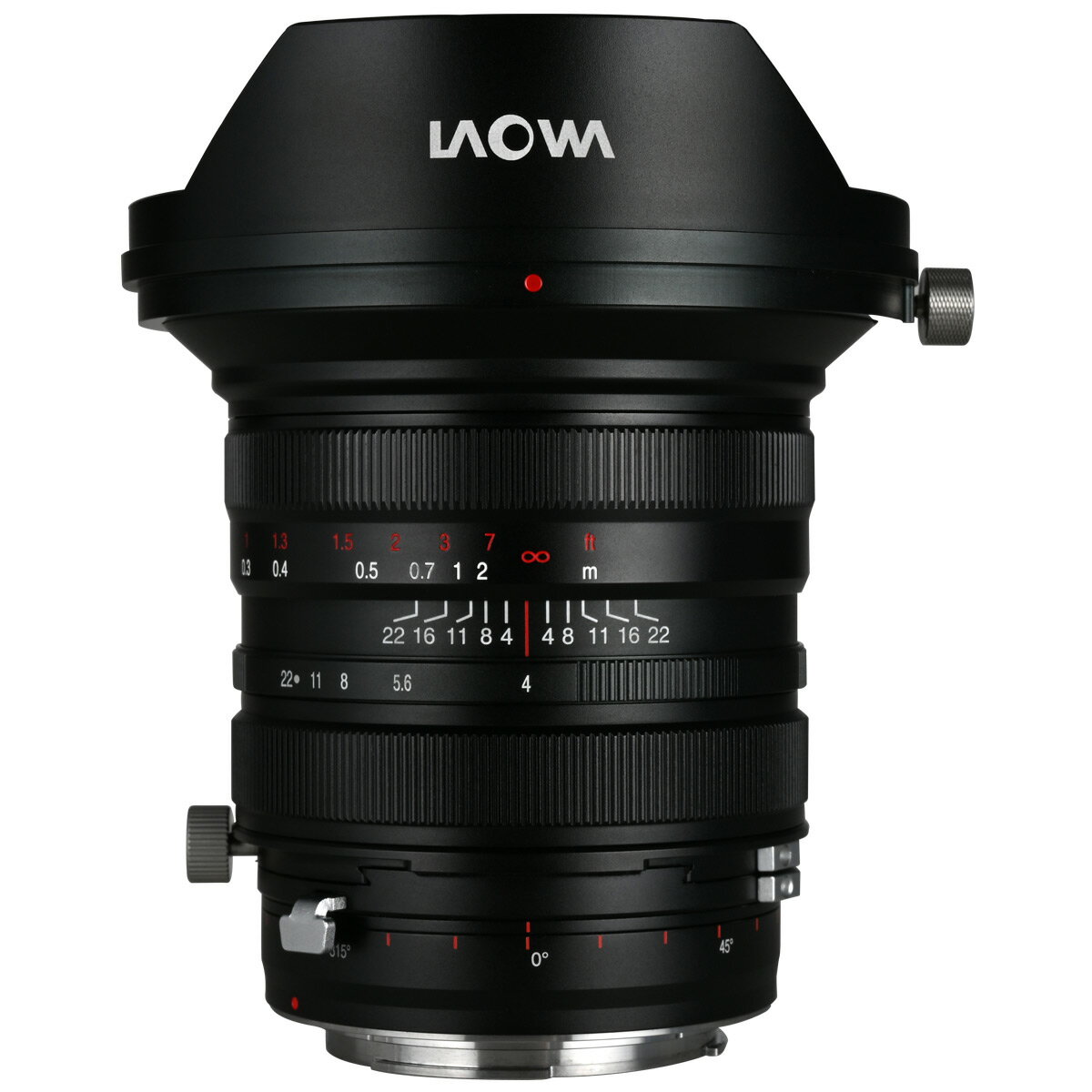 カメラ 交換レンズ キャノン ニコンソニー 用 20mm F4‐F22 Zero-D Shift レンズフード 超広角 シフトレンズ LAOWA マニュアルフォーカス 一眼レフカメラ ラオワ