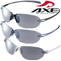 スポーツサングラス AS-205 UV400カット AXE(アックス) リムレス ランニング サイクリング フィッシング トレッキング ドライブ