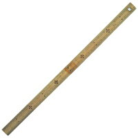 竹製ものさし 50cmハトメ付 71765 定規 直尺 大工道具 計測 シンワ測定