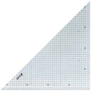 三角定規 アクリル製 30cm方眼目盛付 2枚組 77062 製図 図面 定規 シンワ測定