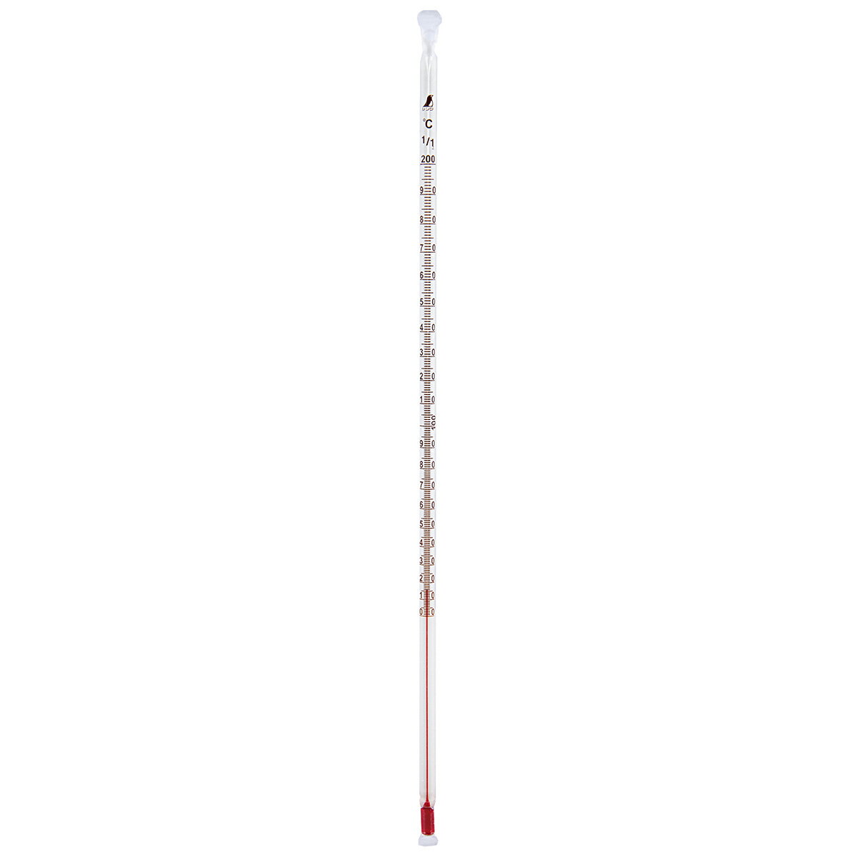 温度計 料理 おしゃれ アナログ 室内 室外 棒状温度計 H-2F 0〜200℃ 30cm フッ素樹脂コート 厨房 調理 学校 農業 業務用 家庭用...