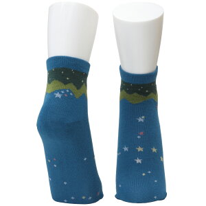 ライフスタイル 宙ソックス 23cm~25cm はくちょう座 白鳥座 星座 靴下 くつ下 ソックス くつした レディース くるぶし プレゼント 日本製 VIXEN ビクセン
