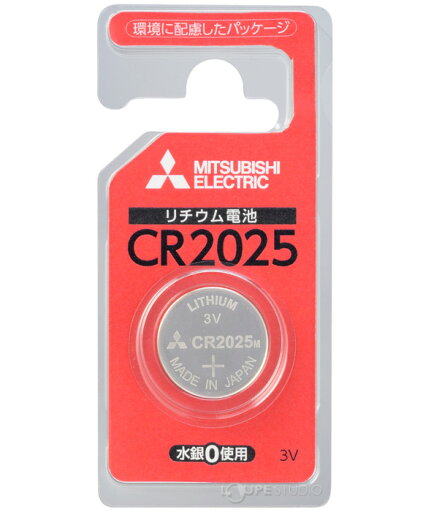 リチウムコイン電池 リチウム電池 コイン電池 CR2025D/1BP 三菱 cr2025