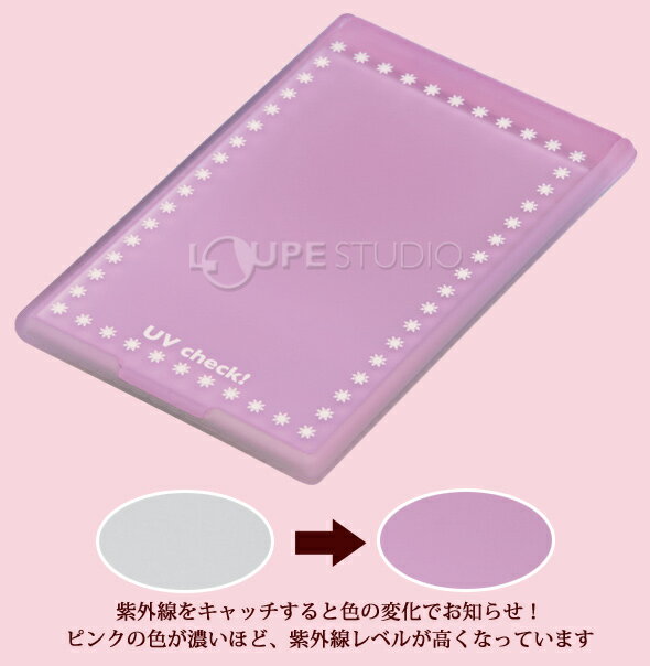 UVチェックコンパクトミラー コンパクト 手鏡 ハンドミラー・ミニ UV-10 おしゃれ 敬老の日 プレゼント ギフト 堀内鏡工業