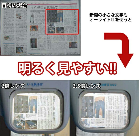 照明拡大鏡 オーツカ光学 工業用 作業 検査 LED照明拡大鏡 オーライト3L-B型[テーブルスタンド式] 2倍 AR[反射防止]コートレンズ