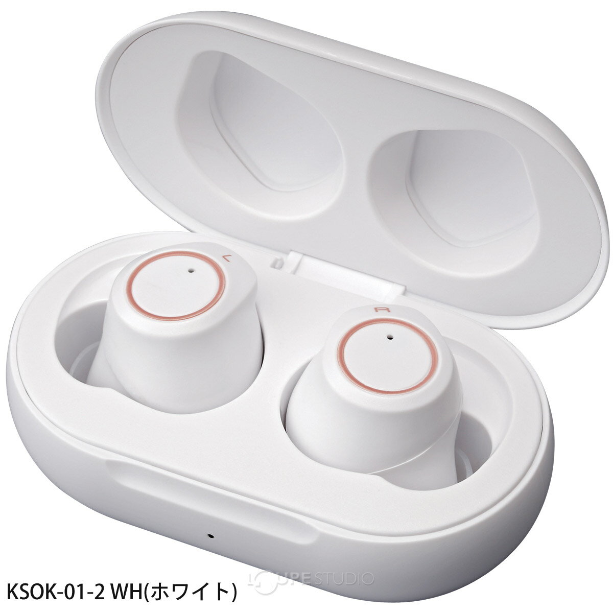 集音器 イヤホン型 耳穴型集音器聞こえーるI 充電式 小型 軽量 両耳 ワイヤレス 白...