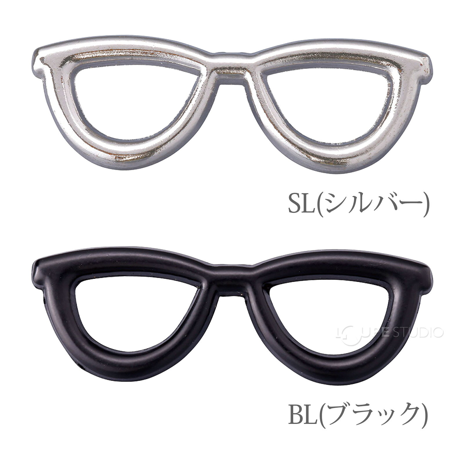 メガネ型 ブローチ メガネブローチ おしゃれ かわいい レディース メンズ アクセサ...