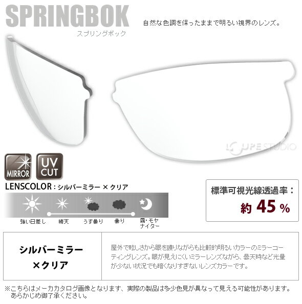 サングラス メンズ レディース スポーツ 運転 ドライブ 釣り uvカット SPRINGBOKシリーズ用 スペアレンズ L-SPB-0712 CL/SL ミラーレンズ SWANS スワンズ おすすめ 人気 交換レンズ 敬老の日 プレゼント ギフト