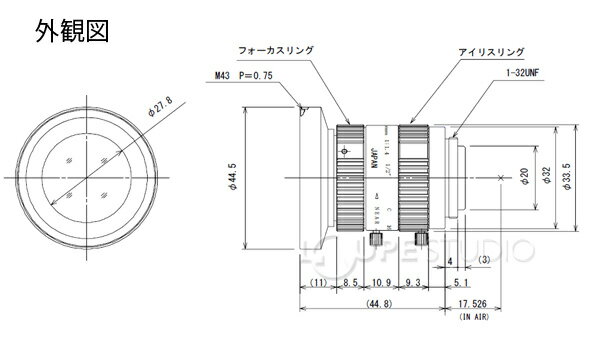 5mm F1.4 1/2型サイズカメラ用 メガ...の紹介画像3