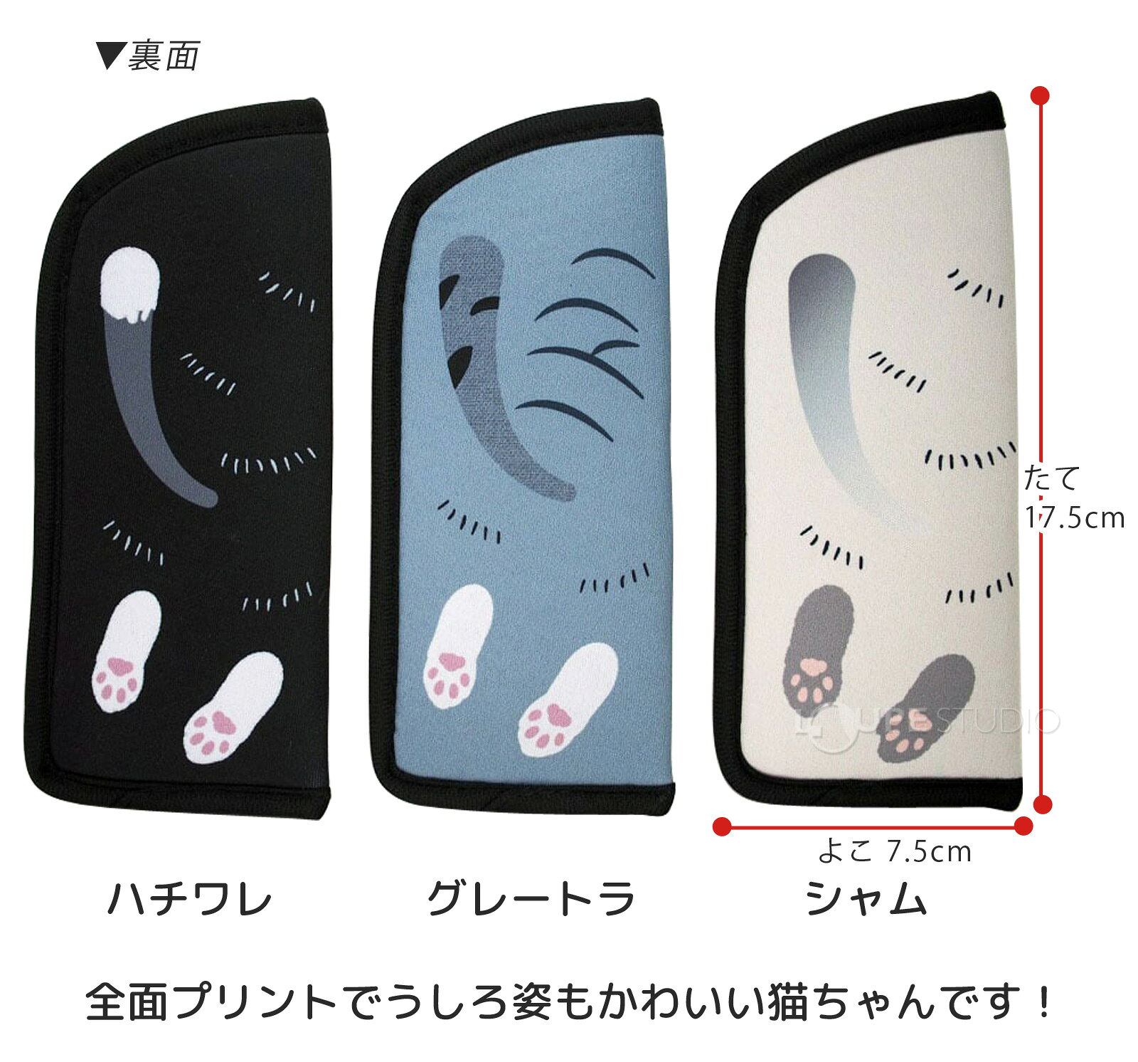 ノア+ メガネ&ペンケース かわいい スリム 猫 メガネケース 筆箱 スリム 文房具 眼...