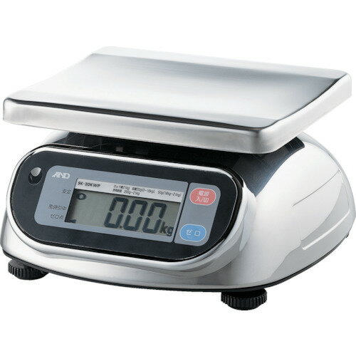 Plate Measures - A&D 防塵・防水デジタルはかりウォーターボーイ0.01kg/20kg [SL20KWP] 販売単位：1 送料無料