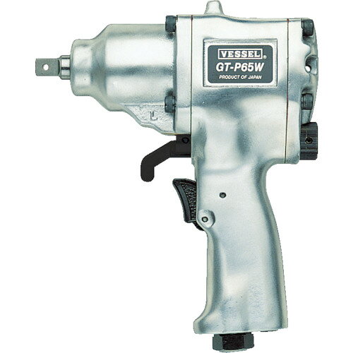 4907587302175｜2923866 [GTP65W] 1台販売 商品画像については実際の製品と異なる場合がございます。あくまでも商品のスペックをご確認の上ご注文をお願いいたします。※この商品は受注発注の商品です。その為メーカーに在庫がない場合がございます。その場合は大変申し訳ございませんがキャンセルとさせて頂きます。予めご了承下さい。2923866特長1回転2打撃式で安定した締め付けができます。耐久性に優れており、使用頻度の高い生産ラインでの使用に最適です。用途一般産業、組み立て、分解作業に。仕様能力ボルト径(mm)：6〜8ソケット差込角(mm)：9.5最大締付トルク(N・m)：121.6無負荷回転数(min［［の−1乗］］)：8500空気消費量(［［M3］］/min)：0.38ホース取付口：Rc1/4排気：側方全長(mm)：146ハンマータイプ：ダブルハンマー使用空気圧力(MPa)：0.6無負荷回転数(rpm)：8500仕様2使用空気圧力：0.6MPa質量1.430KG注意締付トルクは目安値です。条件によりトルク値はかわります。原産国日本JANコード4907587302175「ルーペスタジオ」では、拡大鏡(虫眼鏡/ルーペ)、双眼鏡、単眼鏡、望遠鏡などのレンズ製品を主に取り扱っております。工具製品は常には在庫しておらずお取りよせとなります。ご了承下さい。エアインパクトレンチ エアインパクトレンチベッセル 関連商品へ