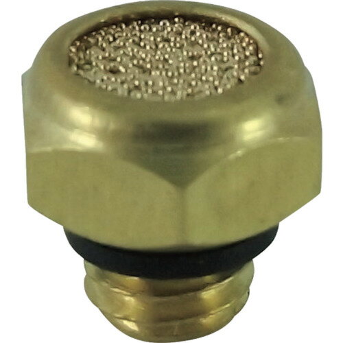 サイレンサ 空気用 チヨダ サイレンサー ブラスCSB-Fタイプ(ブレザベント) M5×0.8 [CSB-M5F] 販売単位：1