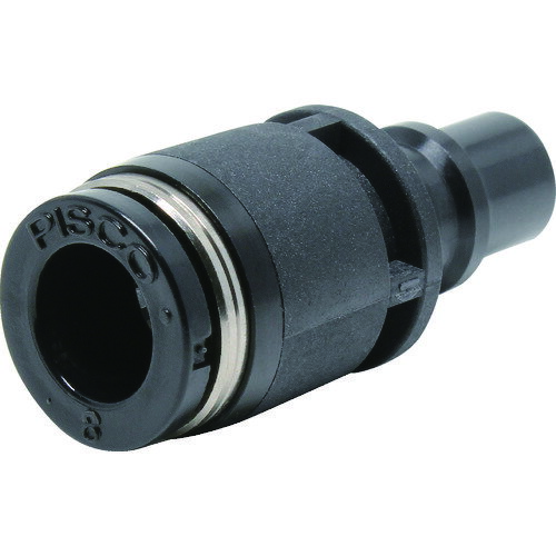 PISCO チューブ継手 ライトカップリング ストレートプラグ(15タイプ) φ8用 [CPP15-8B] 販売単位：1(4.0)