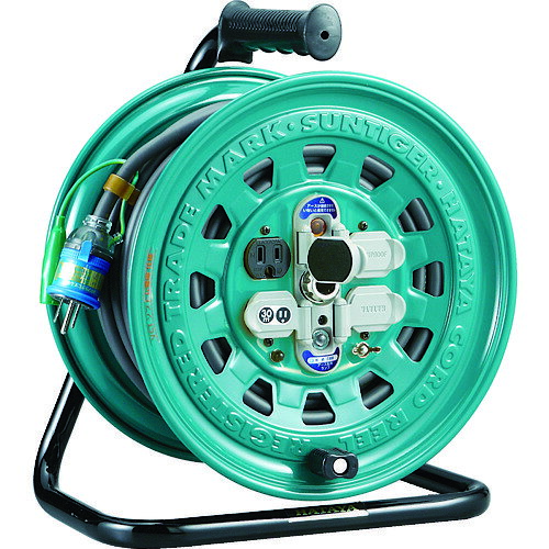 コードリール 単相100V・感知機能付 ハタヤ カンデンレスコードリール 単相100V 30m [SBGE-301KCX] 販売単位：1 送料無料