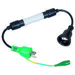 センサーコード NICHIDO センサーコード 100V防雨型 3芯 アース付 ポッキンプラグ 0.5m [SSW-0.5E] SSW05E 販売単位：1 送料無料