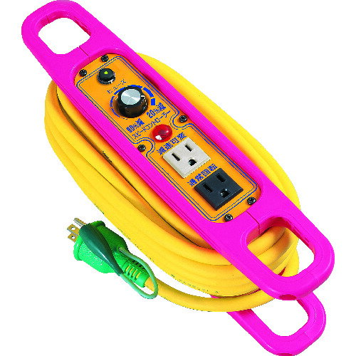 NICHIDO スピードコントローラー100V ハンドリールタイプ屋内型 10m アース付 サーキットブレーカ付 [SH-E102] 販売単位：1 送料無料