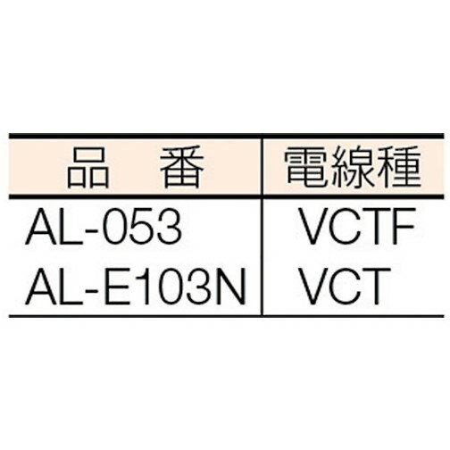 NICHIDO 自動巻きリール オートリール 100V 3芯×10m アース付 AL-E103N [AL-E103N] 販売単位：1 送料無料
