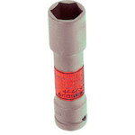 自動車整備用 TONE インパクト用薄形ロングホイルナットソケット 19mm [4A-19LN] 販売単位：1