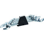 Rakuten - 両口 KTC 両口スパナセット(6本組) 5.5×7、8×10、11×13、12×14、17×19、22×24mm [TS206A] 販売単位：1 送料無料