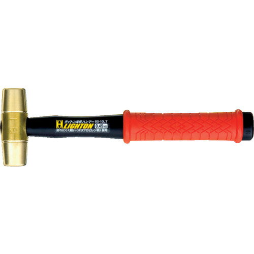 OH ライトン真鍮ハンマー(PP柄)#5 [BS-50LT] 販売単位：1 送料無料