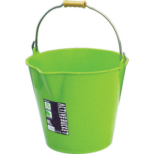 RISU アクティブバケツ 8L ライトグリーン [GBEB002] 販売単位：1