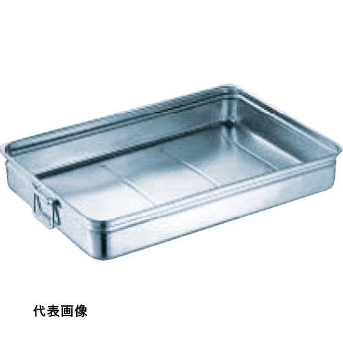 SUGICO 18-8ステンレス番重バット 小深型 手付 370x290x110 [SH-3729-11H] 販売単位：1 送料無料