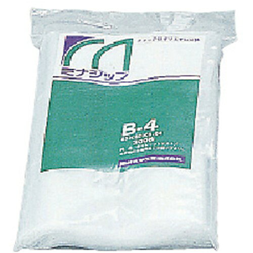 ミナ チャック付ポリエチレン袋 「ミナジップ」E-4 (200枚入) [MZE-4] 販売単位：1