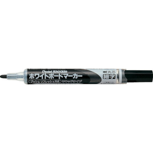 PENTEL ホワイトボードマーカー細字黒 (10本入) [EMWLS-A-10P] 販売単位：1