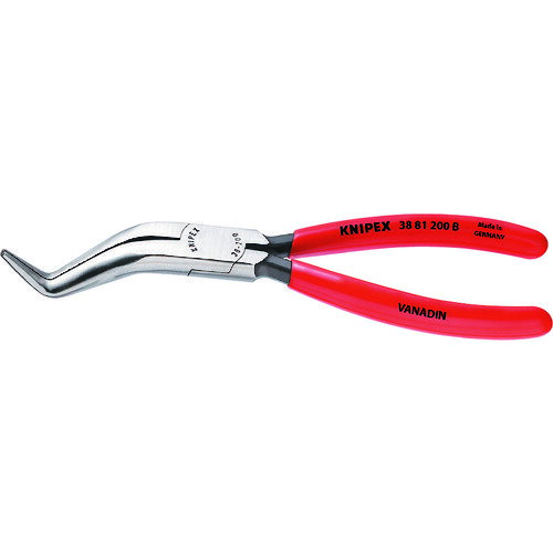 KNIPEX メカニックプライヤー クランク プラスチックハンドル [3881-200B] 3881200B 販売単位：1 送料無料