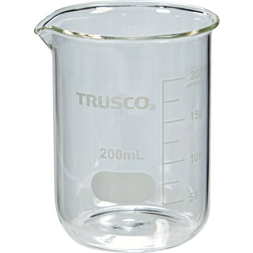 TRUSCO トラスコ中山 ガラスビーカー 200ml [GB-200] GB200 販売単位：1