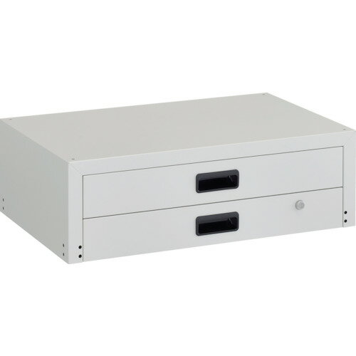 TRUSCO トラスコ中山 ツールワゴン ラビットワゴン用2段引出 700X450 ホワイト [RBW-75X W] RBW75XW 販..