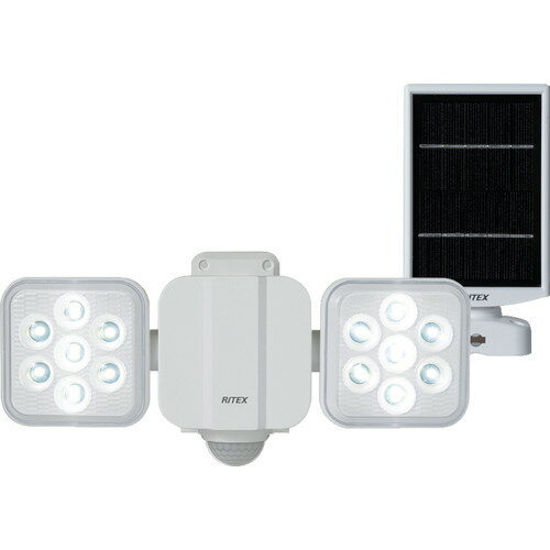 ライテックス 5W2灯 フリーアーム式 LEDソーラーセンサーライト [S-220L] S220L 販売単位：1 送料無料