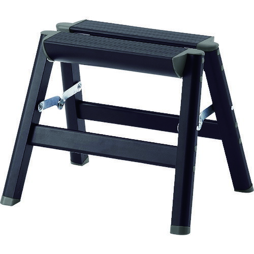 ハセガワ アルミ踏台 SE型 2段 ブラック [SE-3A(BK)] SE3ABK 販売単位：1