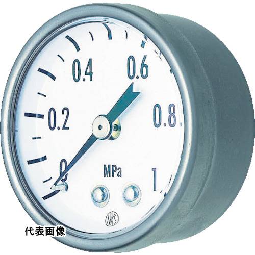 長野 小型圧力計 圧力レンジ(MPa):0~0.1 [GK25-271-0.1MP] 販売単位：1(4.0)