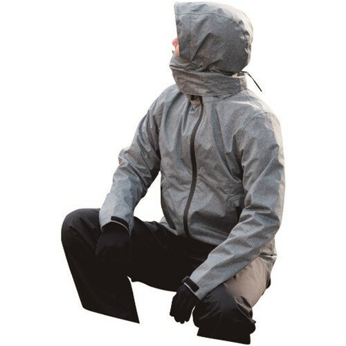 川西 視界良好レインスーツ~廻るフード~ 3Lサイズ レイングッズ [3523GR-3L] 3523GR3L 販売単位：1 送料無料