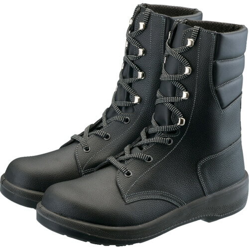 Safety Shoes - 長編上靴・JIS規格品 シモン 安全靴 長編上 7533黒 24.5cm [7533N-24.5] 販売単位：1 送料無料