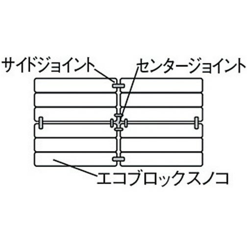 テラモト エコブロックスノコ 青 [MR-095-010-3] 販売単位：1 3