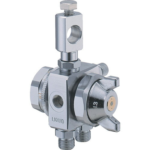 4560118310225｜464-7726 [ST50.5] 1台販売 ※こちらの商品はメーカーからの発送となるため着日指定を承れません。※こちらの商品はお取り寄せ商品のため、いかなる場合も、キャンセル・返品を承ることはできません。予めご了承下さい。北海道、沖縄、離島、過疎地は別途運賃がかかる可能性がございます。システム上、送料無料と表記されていても、沖縄県・離島宛、大型商品は追加料金をいただく場合があります。別途費用が発生する場合、システムの都合上ご購入時の自動配信メールには追加料金が含まれておりません。当店でご注文内容を確認し、別途メールにてご請求金額を連絡致します。商品画像については実際の製品と異なる場合がございます。あくまでも商品のスペックをご確認の上ご注文をお願いいたします。※この商品は受注発注の商品です。その為メーカーに在庫がない場合がございます。その場合は大変申し訳ございませんがキャンセルとさせて頂きます。予めご了承下さい。464-7726特長細かい霧をスプレーする微粒化型です。エア兼用タイプです。用途塗装・加湿・その他。仕様ノズル径(mm)：0.5取付口(エア・液体)：G1/8液体噴出量(ml/min)：0〜65パターン開き(mm)：250最大パターン開き(mm)：250平均粒径(μm)：11粒径(μm)：11仕様2エアホース1本使用霧化エアとピストン作動エア共通式材質_仕上本体:黄銅クロームメッキノズル・ニードル:ステンレス（SUS303）質量280.000G注意最大パターン開き、吹き付け距離30cmにて算出しています。粒径は、吹き付け距離20cmにて算出しています。原産国日本JANコード4560118310225「ルーペスタジオ」では、拡大鏡(虫眼鏡/ルーペ)、双眼鏡、単眼鏡、望遠鏡などのレンズ製品を主に取り扱っております。工具製品は常には在庫しておらずお取りよせとなります。ご了承下さい。自動スプレーガン 自動スプレーガン扶桑 ルミナ自動スプレーガン 関連商品へ