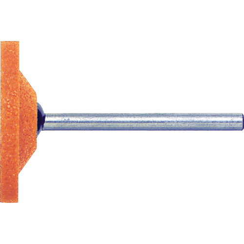 TRUSCO トラスコ中山 軸付砥石WA 平型 Φ25X幅3X軸3 #60 10本入 [MO-641P] 販売単位：1