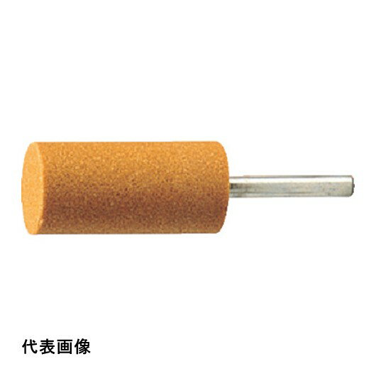 TRUSCO トラスコ中山 軸付砥石WA 円筒型 Φ3X幅13X軸3 #80 10本入 [MO-021P] 販売単位：1