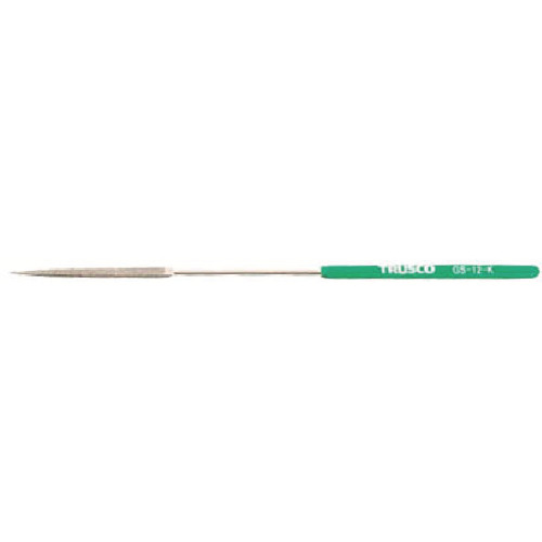 TRUSCO トラスコ中山 ダイヤモンドヤスリ 精密用#170 角 1本入 全長140mmX刃長40mm(12本組サイズ) ヤスリ やすり 工具 研磨 削る おすすめ [GS-12-K] 販売単位：1