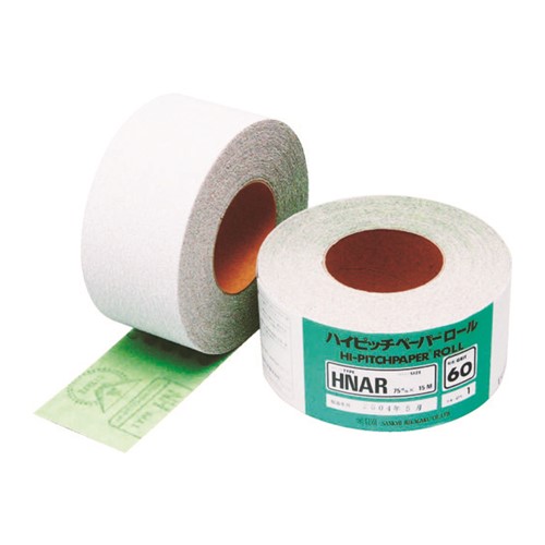 4937591857958｜322-5607 [HNAR75X15M60 ] 1巻販売 商品画像については実際の製品と異なる場合がございます。あくまでも商品のスペックをご確認の上ご注文をお願いいたします。※この商品は受注発注の商品です。その為メーカーに在庫がない場合がございます。その場合は大変申し訳ございませんがキャンセルとさせて頂きます。予めご了承下さい。322-5607特長マジック式研磨紙で番手の取り替えが簡単です。HNタイプは熱に強い接着剤を使用しています。目づまりが少なくロングライフです。用途自動車補修研磨作業。FRP研磨作業。金属焼き付け塗装研磨作業。仕様粒度(#)：60幅(mm)：75長さ(m)：15タイプ：マジック式材質_仕上砥材:酸化アルミニウム質量920.000G原産国日本JANコード4937591857958「ルーペスタジオ」では、拡大鏡(虫眼鏡/ルーペ)、双眼鏡、単眼鏡、望遠鏡などのレンズ製品を主に取り扱っております。工具製品は常には在庫しておらずお取りよせとなります。ご了承下さい。シート研磨材 ロールペーパー三共 HNAR 関連商品へ