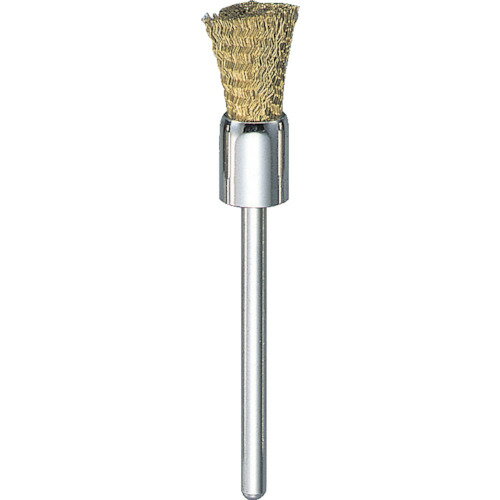 TRUSCO トラスコ中山 エンド型ブラシ 真鍮 線0.1X筒径Φ8X軸Φ3 [83E-3] 販売単位：1