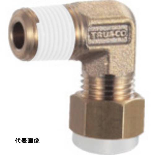 継手 配管 ネジ ねじ 建築 TRUSCO トラスコ中山 配管継手 クイックシール継手 エルボ Φ10×7.5 呼びR3/8 工事 [TS-10X75-03L] 販売単位：1