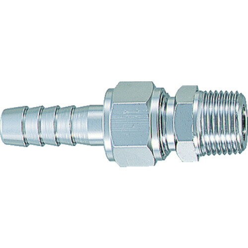 継手 配管 ネジ ねじ 建築 TRUSCO トラスコ中山 ホース用継手 ニップルホースジョイント 3/8 3個入 工事 [NHJ-310] 販売単位：1