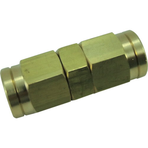 継手 配管 ネジ ねじ 建築 チヨダ ホース中間継手 10mm用 工事 [H6.5-00] 販売単位：1