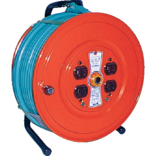 コードリール 単相100V TRUSCO トラスコ中山 ソフトケーブルコードリール 50m [GS-50T] 販売単位：1 送..