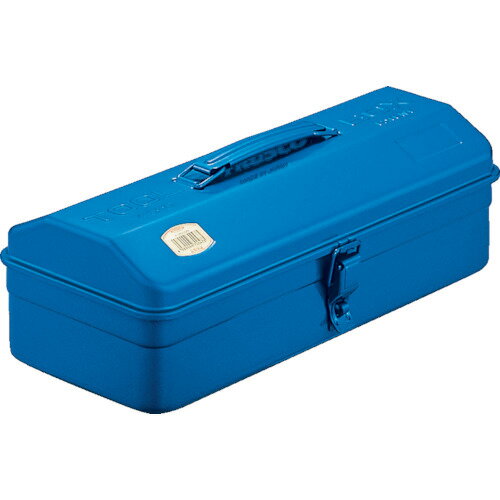 スチール製 工具箱 工具入れ 収納 整理 diy おすすめ 大工道具 ケース TRUSCO トラスコ中山 山型ツールボックス(山型工具箱) 373X164X124 ブルー [Y-350-B] 販売単位：1のサムネイル